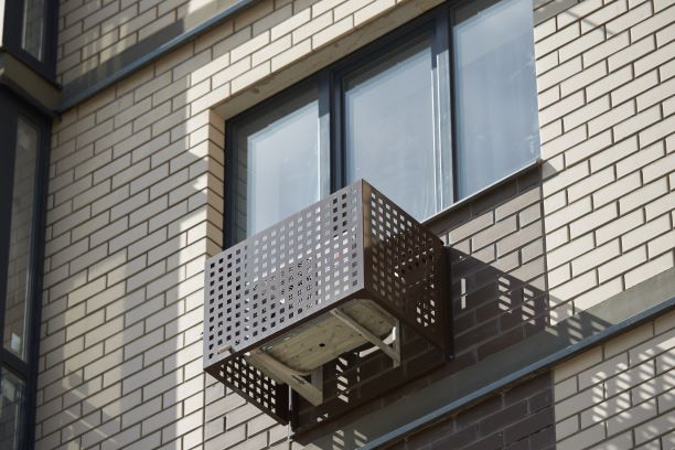 Aire acondicionado en la fachada